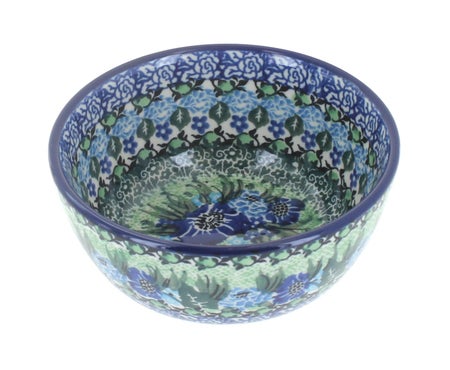 Ceramika Artystyczna Sapphire Fields Dining Plates & Bowls — Polish Pottery