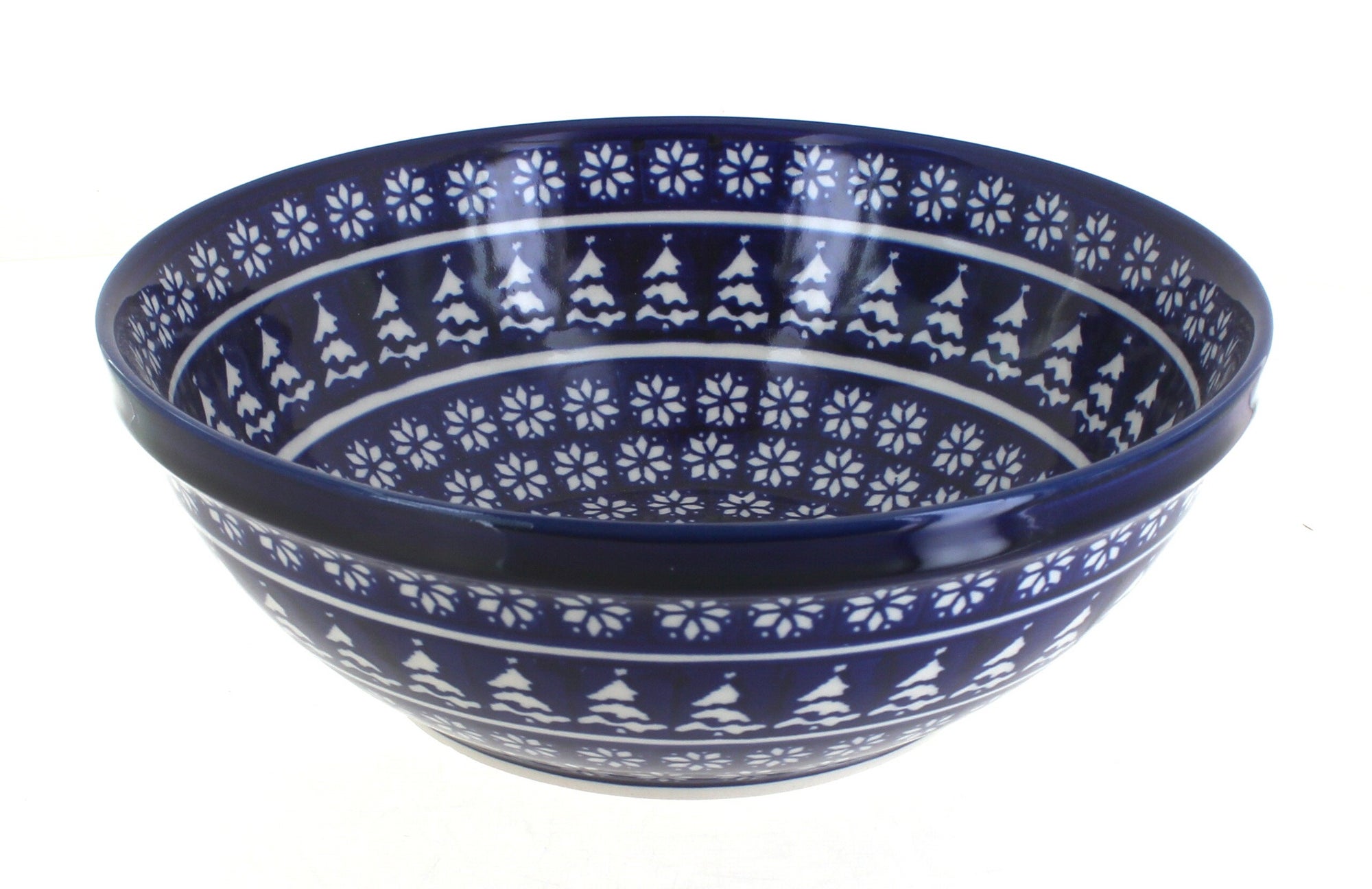 Zaklady Winter Nights Large Serving Piece — Polish Pottery