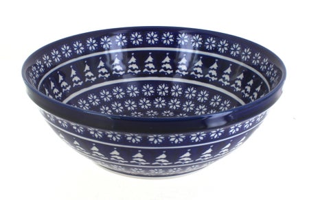 Zaklady Winter Nights Large Serving Piece — Polish Pottery