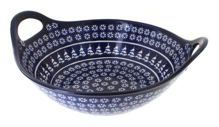 Zaklady Winter Nights Large Serving Piece — Polish Pottery
