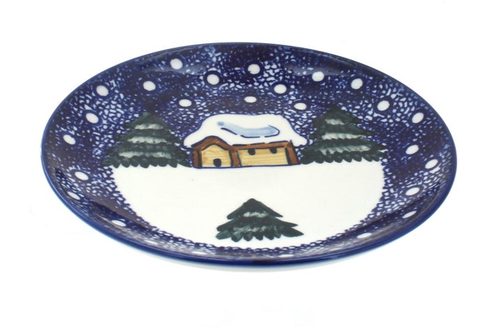 WR Unikat Winter Forest Dining Plates & Bowls — Polish Pottery