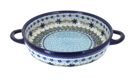 Vena Winter Celebration Small Bakeware — Polish Pottery