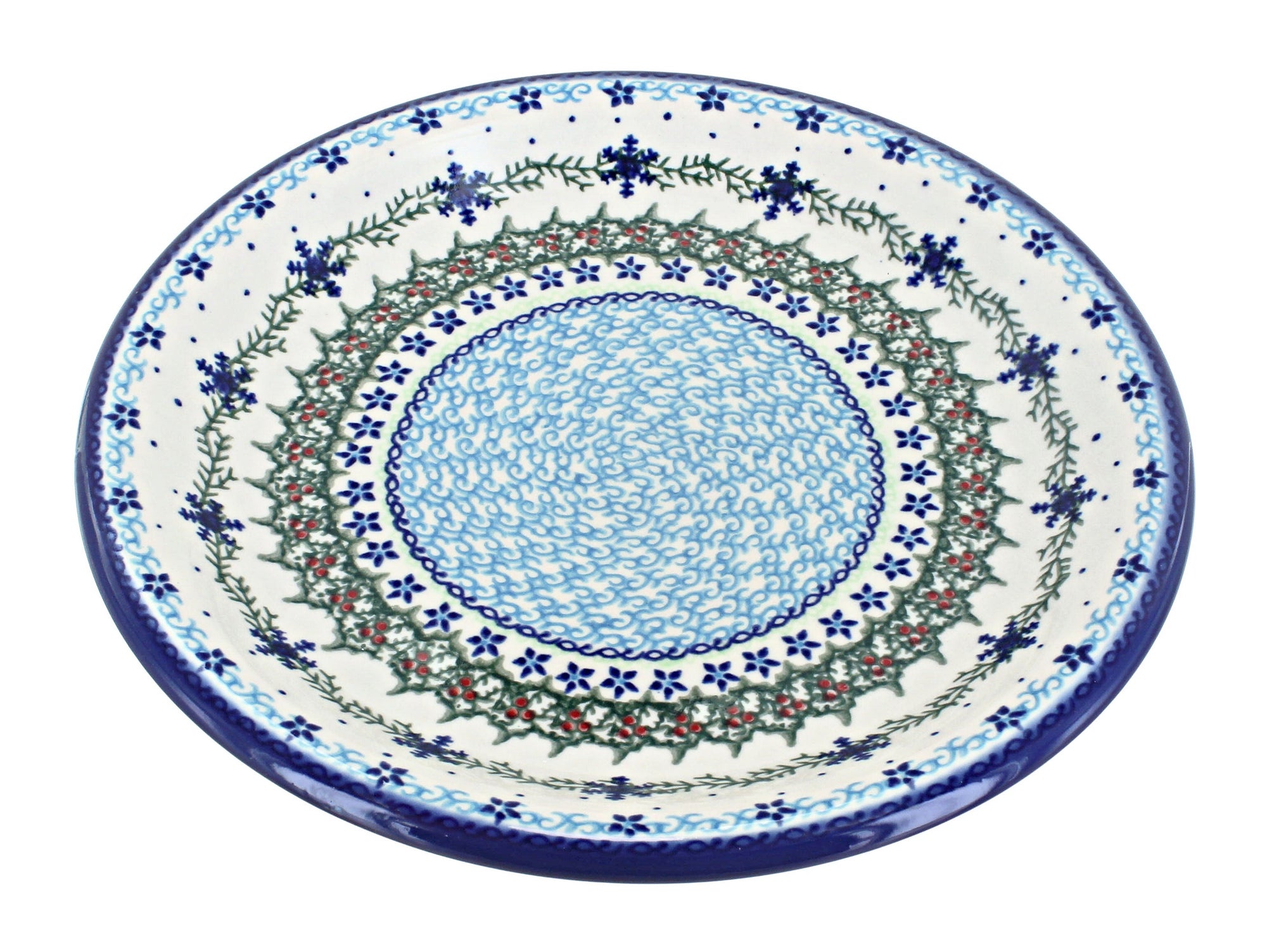Vena Winter Celebration Dining Plates & Bowls — Polish Pottery