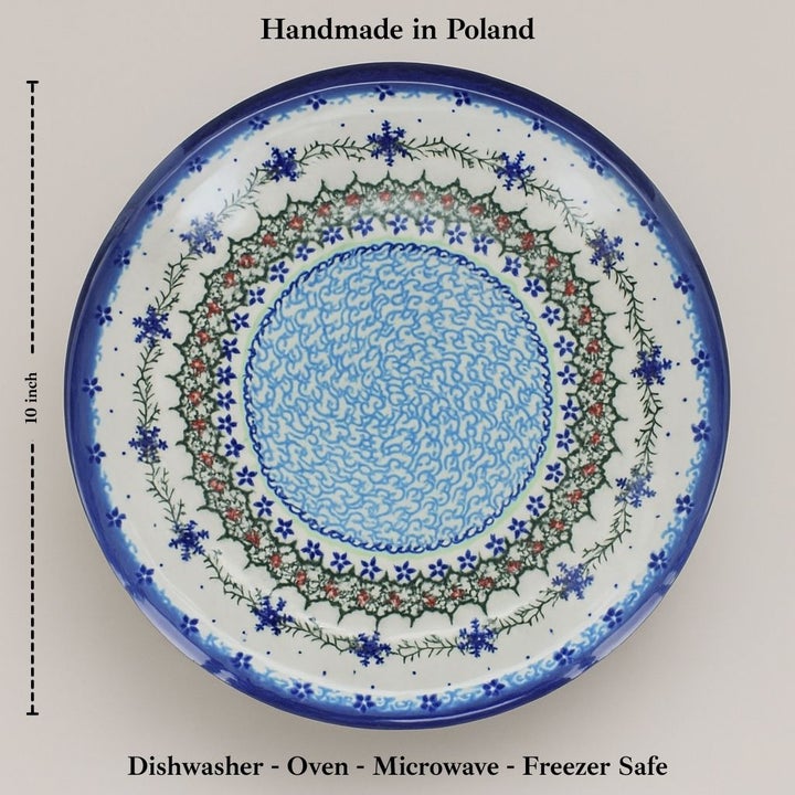Vena Winter Celebration Dining Plates & Bowls — Polish Pottery