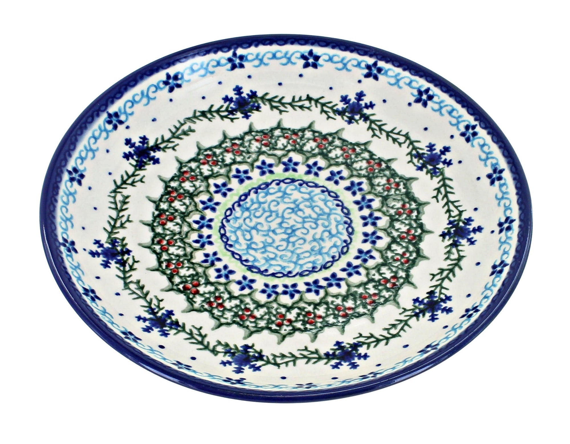 Vena Winter Celebration Dining Plates & Bowls — Polish Pottery