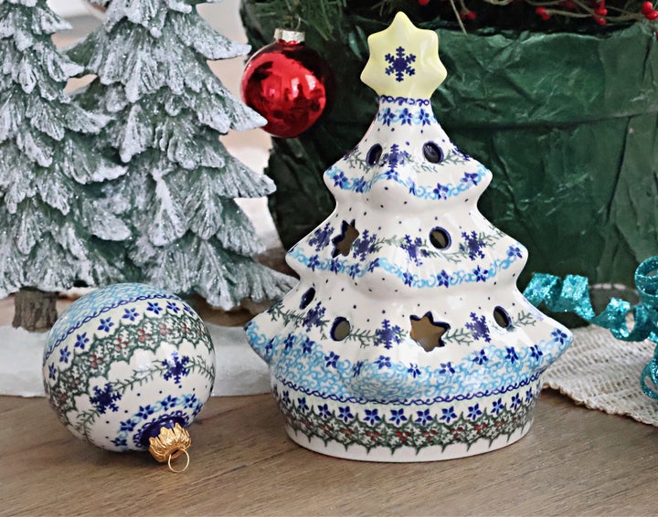 Vena Winter Celebration Luminary — Polish Pottery