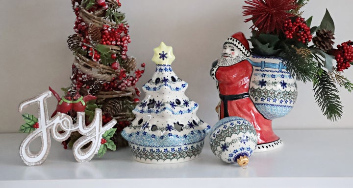 Vena Winter Celebration Luminary — Polish Pottery