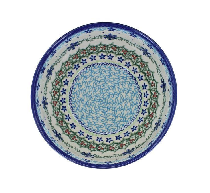 Detail image of Vena Winter Celebration Dining Plates & Bowls — Polish Pottery