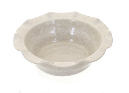 Manufaktura White Lace Small Serving Piece — Polish Pottery