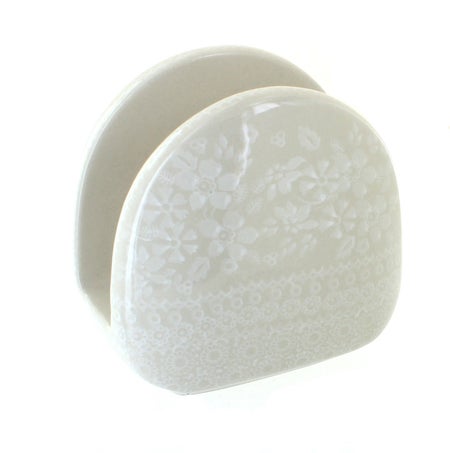 Manufaktura White Lace Dining Accessories — Polish Pottery