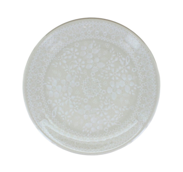 Manufaktura White Lace Dining Plates & Bowls — Polish Pottery