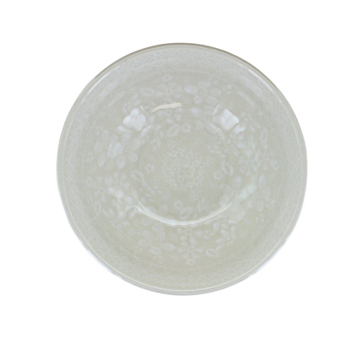 Detail image of Manufaktura White Lace Dining Plates & Bowls — Polish Pottery