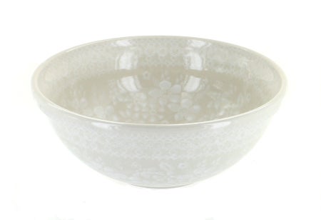 Manufaktura White Lace Dining Plates & Bowls — Polish Pottery
