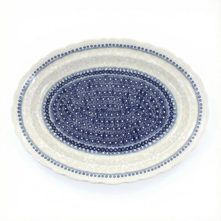 Detail image of Manufaktura Victoria Large Serving Piece — Polish Pottery