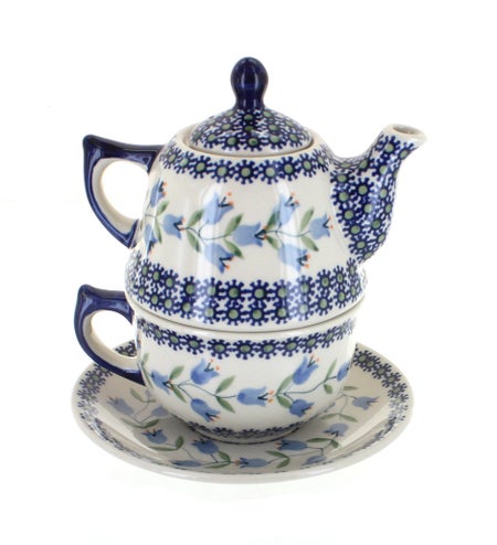 Manufaktura Tulip Teapot — Polish Pottery