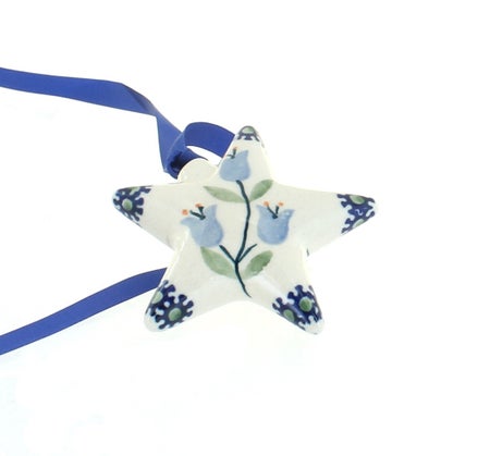 Manufaktura Tulip Christmas Ornament — Polish Pottery