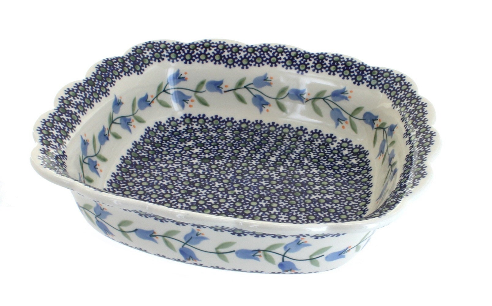 Manufaktura Tulip Small Serving Piece — Polish Pottery