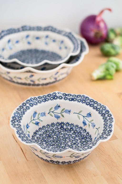 Manufaktura Tulip Small Serving Piece — Polish Pottery