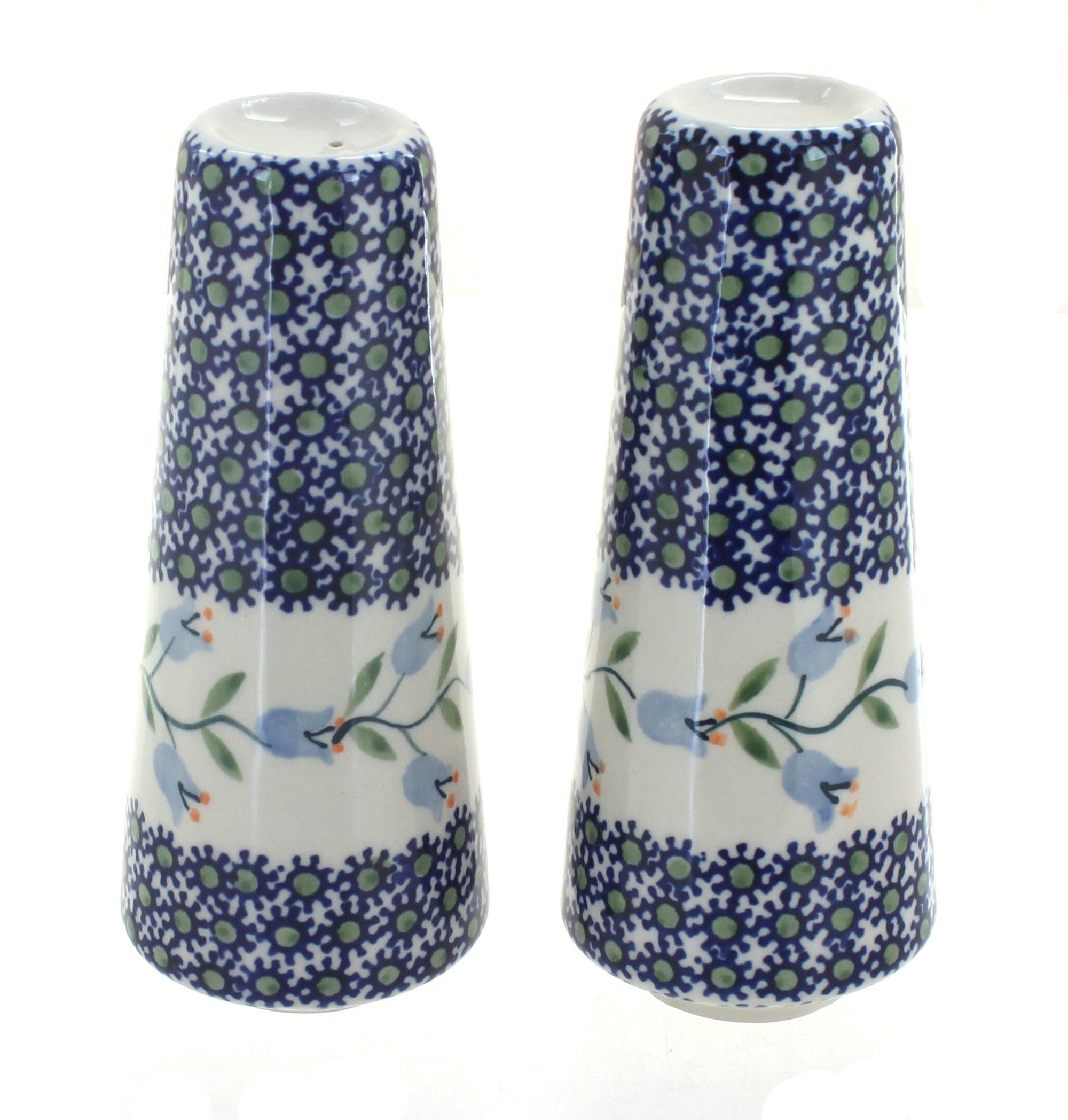 Manufaktura Tulip Salt & Pepper Shaker — Polish Pottery