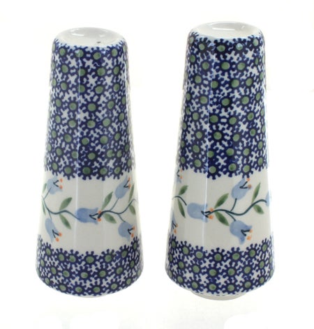 Manufaktura Tulip Salt & Pepper Shaker — Polish Pottery