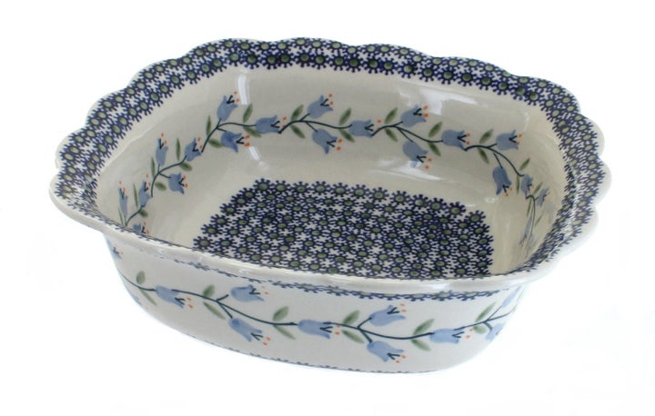 Manufaktura Tulip Medium Serving Piece — Polish Pottery