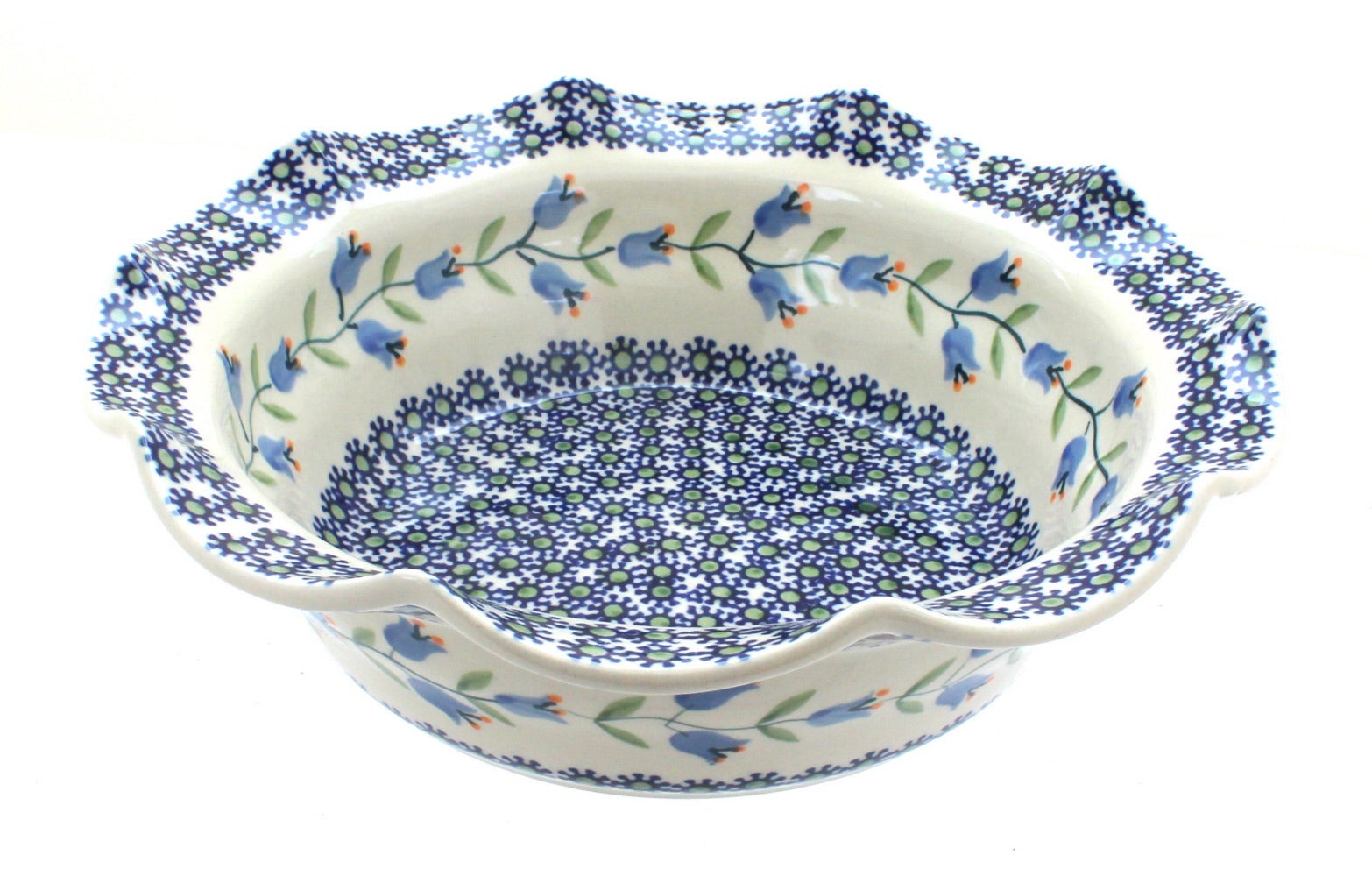 Manufaktura Tulip Medium Serving Piece — Polish Pottery