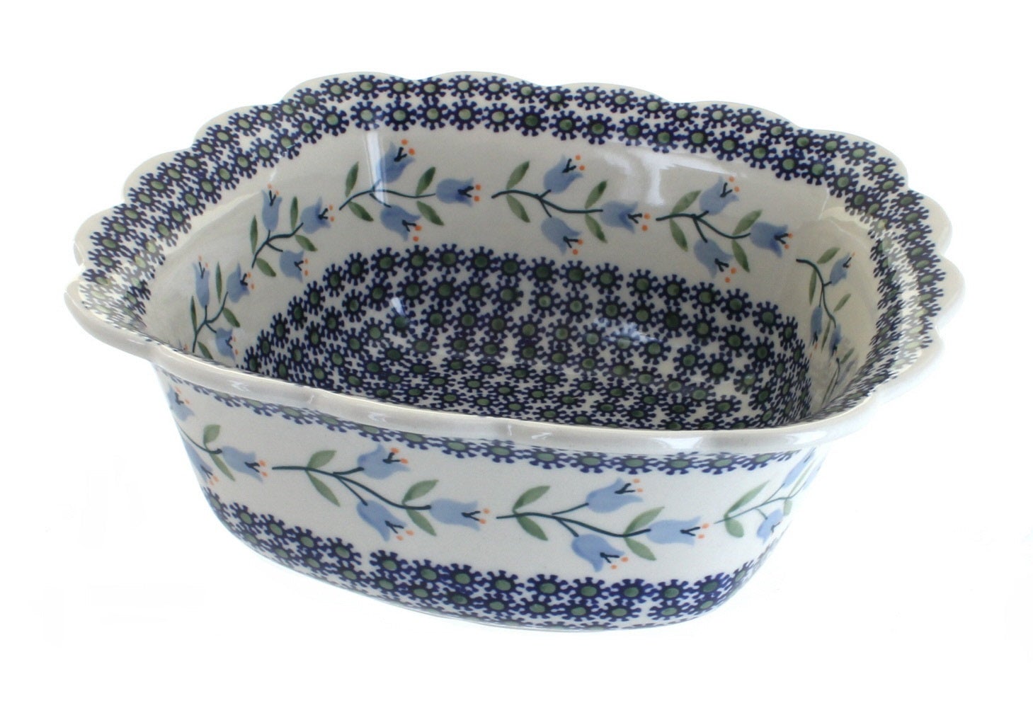 Manufaktura Tulip Large Serving Piece — Polish Pottery