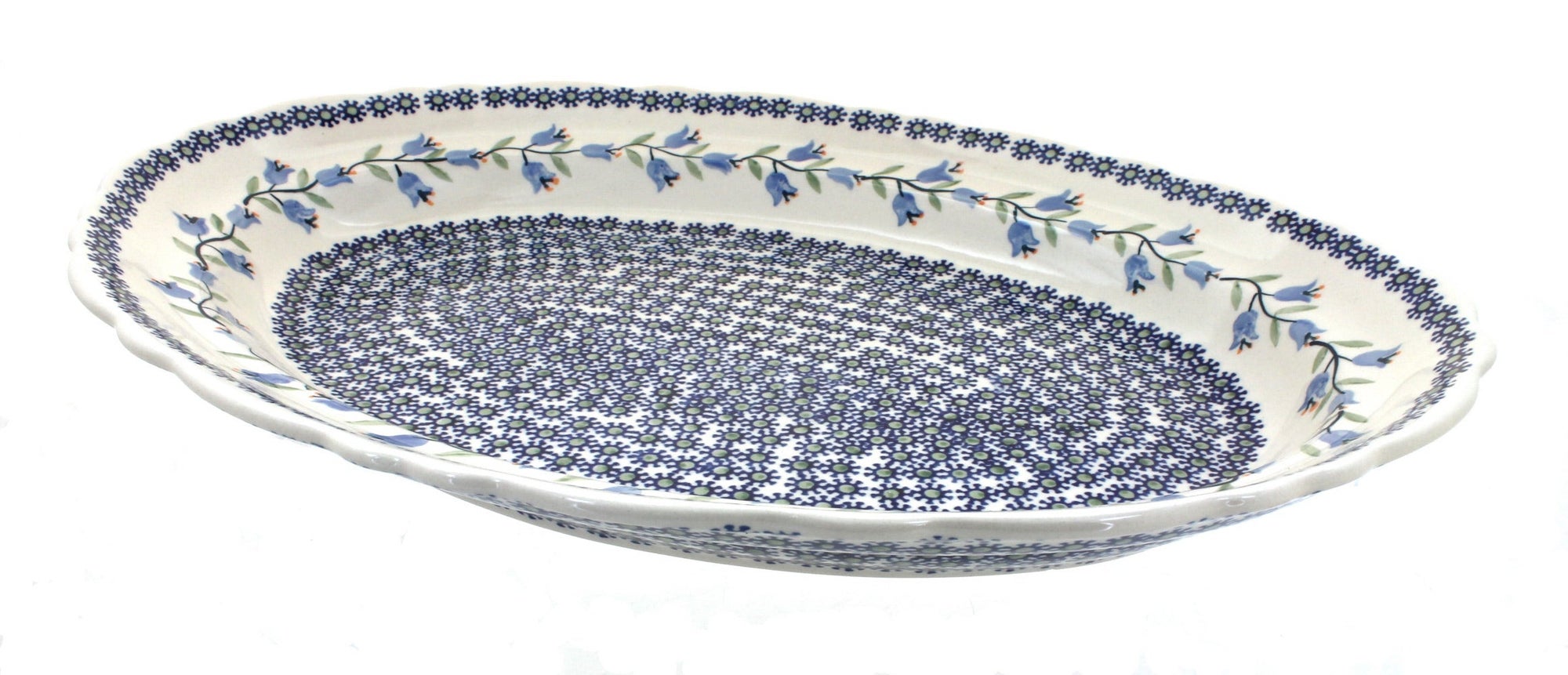 Manufaktura Tulip Large Serving Piece — Polish Pottery