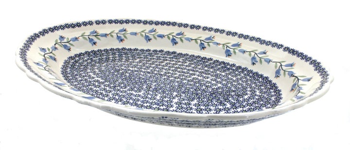 Manufaktura Tulip Large Serving Piece — Polish Pottery