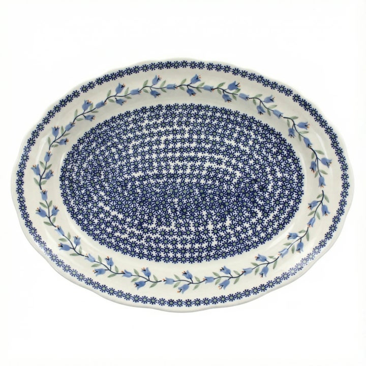 Manufaktura Tulip Large Serving Piece — Polish Pottery