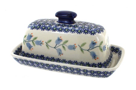 Manufaktura Tulip Butter Dish — Polish Pottery