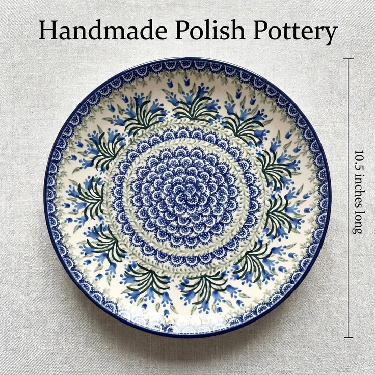 Detail image of Ceramika Artystyczna Tulip Bouquet Dining Plates & Bowls — Polish Pottery