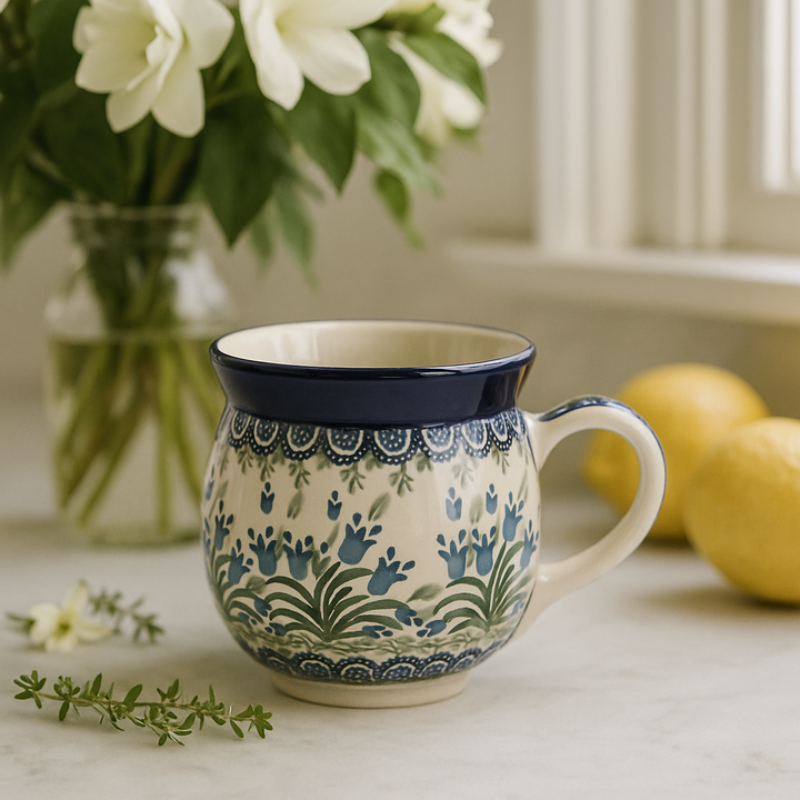 Ceramika Artystyczna Tulip Bouquet Mug — Polish Pottery