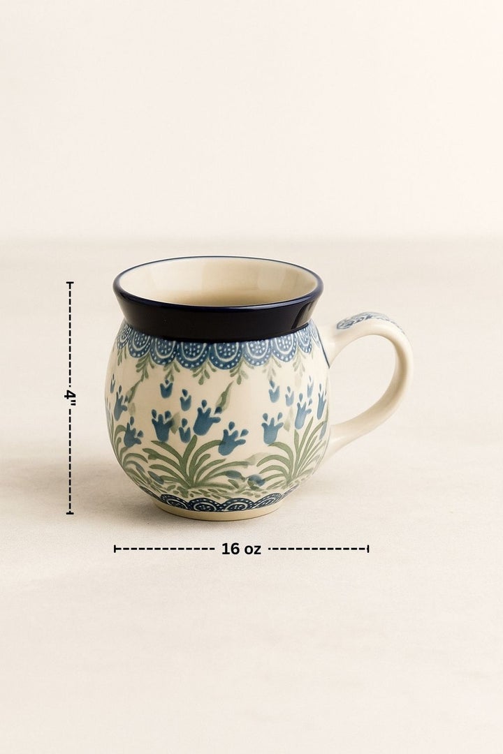 Ceramika Artystyczna Tulip Bouquet Mug — Polish Pottery