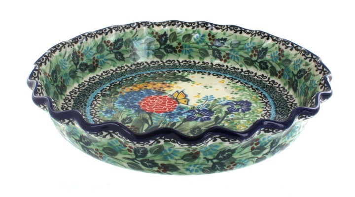 Ceramika Artystyczna Teresa Pie Plate — Polish Pottery