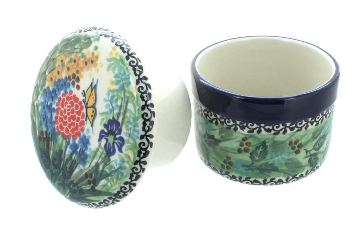 Detail image of Ceramika Artystyczna Teresa Butter Dish — Polish Pottery