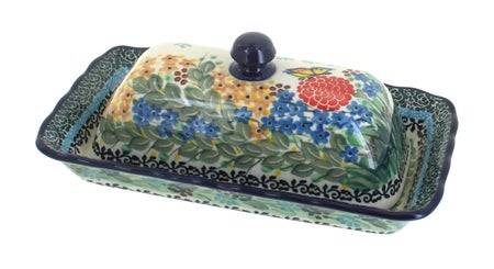 Ceramika Artystyczna Teresa Butter Dish — Polish Pottery