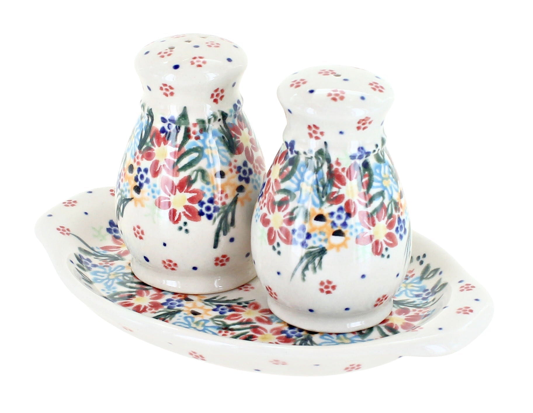 Vena Tara Salt & Pepper Shaker — Polish Pottery