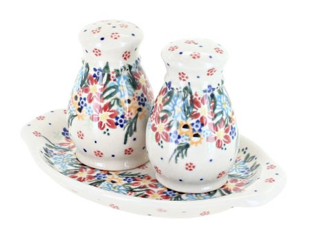 Vena Tara Salt & Pepper Shaker — Polish Pottery