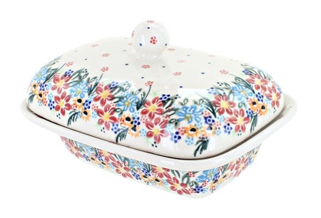 Vena Tara Butter Dish — Polish Pottery