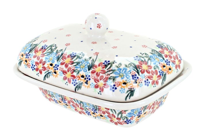 Vena Tara Butter Dish — Polish Pottery