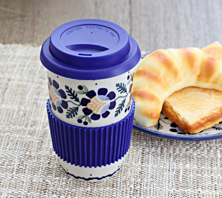 Manufaktura Sunflower Mug — Polish Pottery