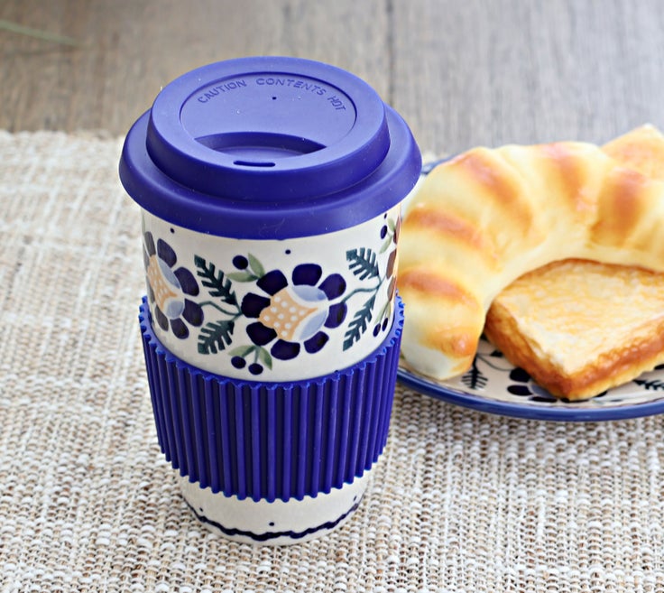 Detail image of Manufaktura Sunflower Mug — Polish Pottery