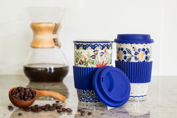 Detail image of Manufaktura Sunflower Mug — Polish Pottery