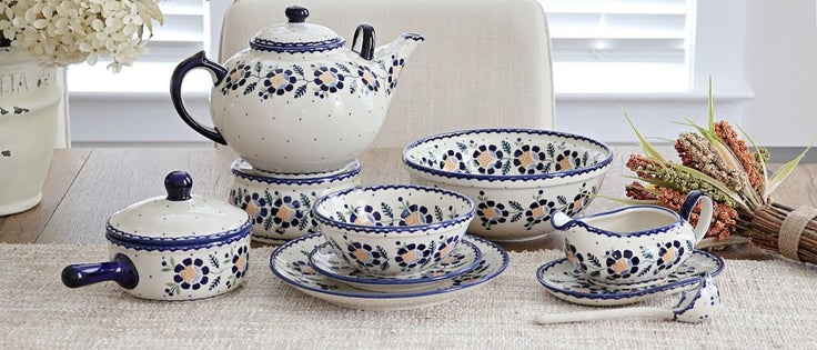 Detail image of Manufaktura Sunflower Coffee & Tea Accessories — Polish Pottery