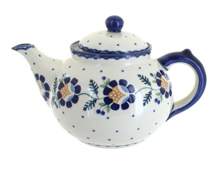 Manufaktura Sunflower Teapot — Polish Pottery