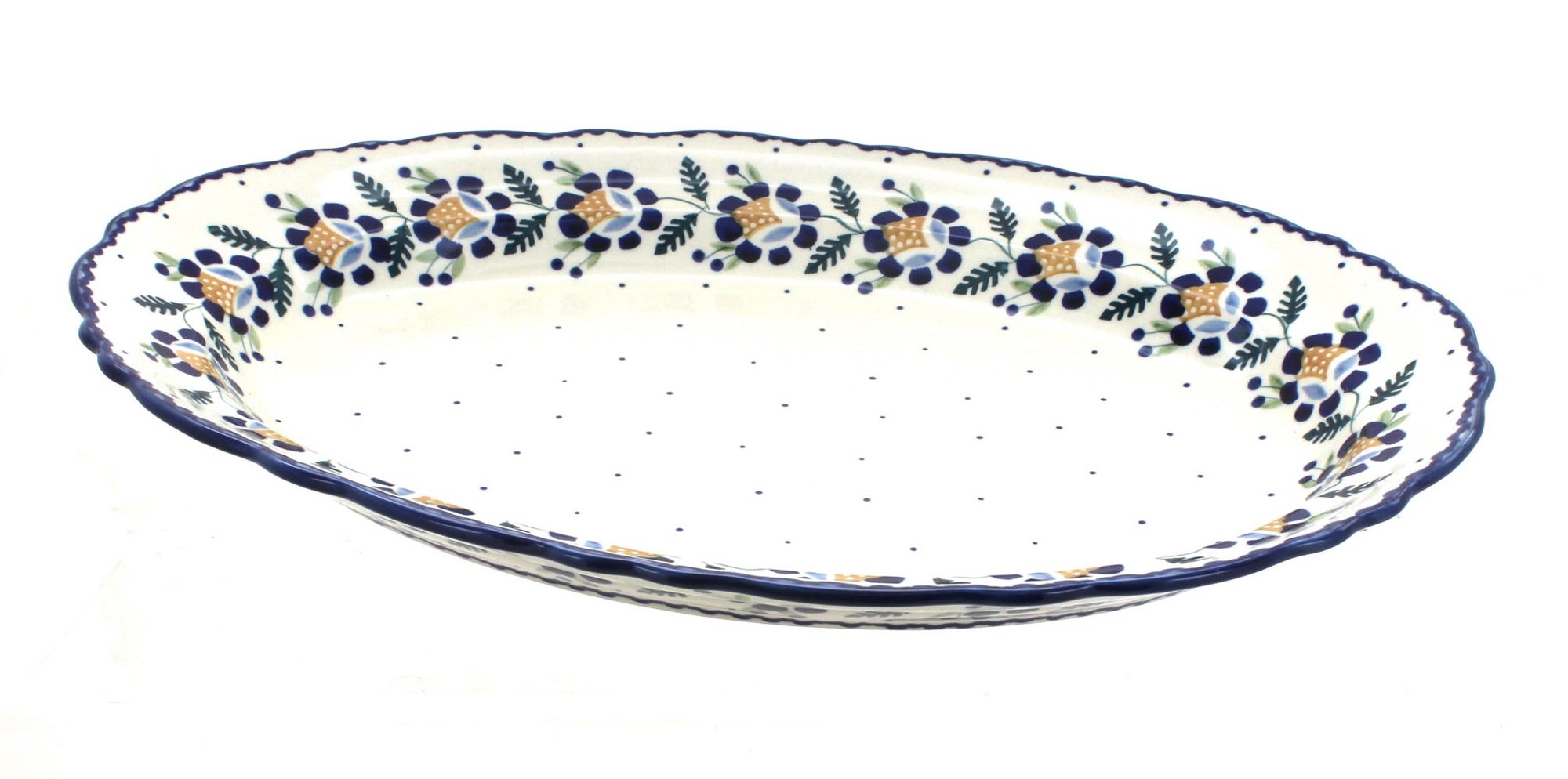Manufaktura Sunflower Large Serving Piece — Polish Pottery
