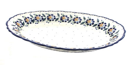 Manufaktura Sunflower Large Serving Piece — Polish Pottery