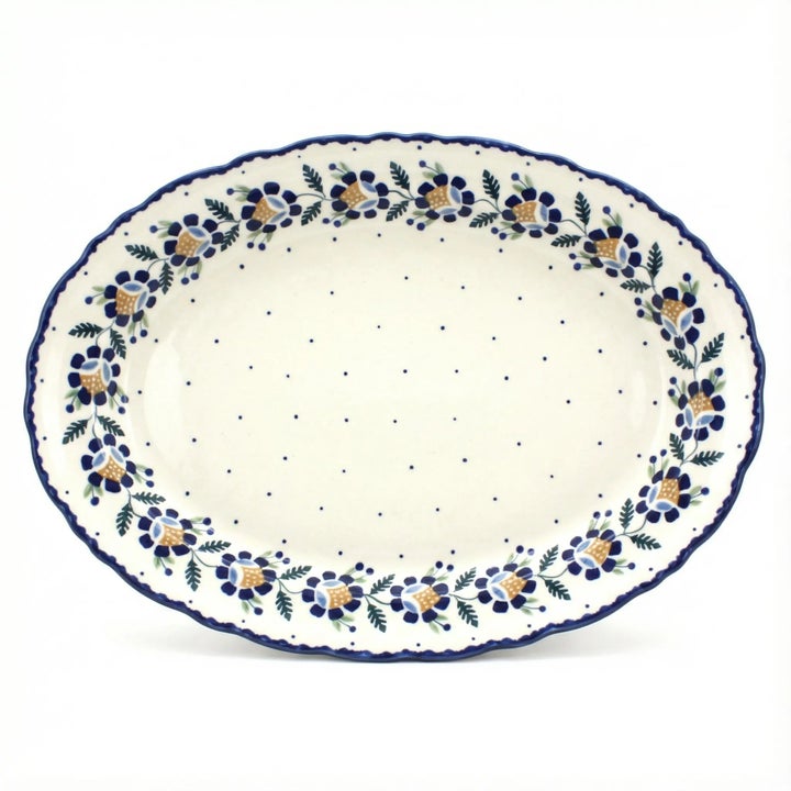 Manufaktura Sunflower Large Serving Piece — Polish Pottery