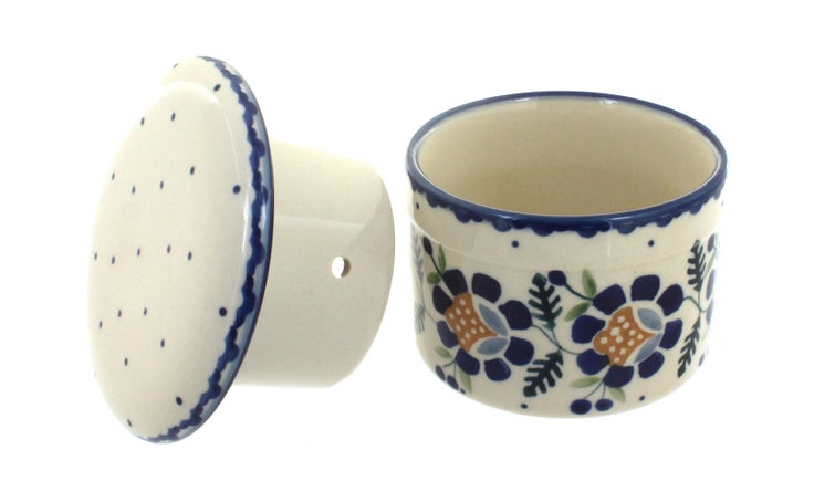 Detail image of Manufaktura Sunflower Butter Dish — Polish Pottery